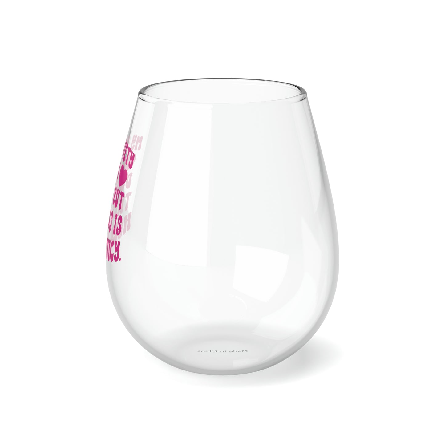 Stemless Wine Glass, 11.75oz