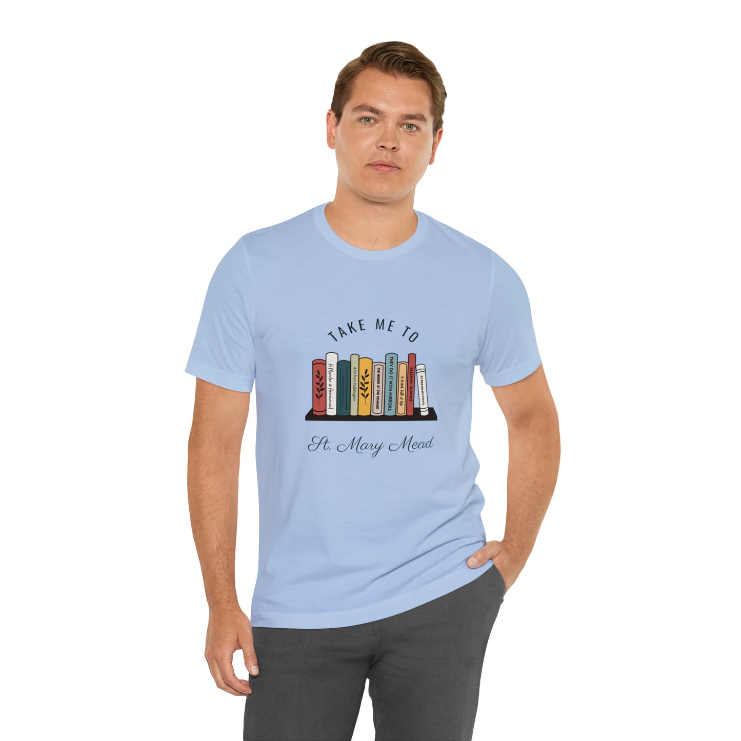 Miss Marple T Shirt, Take Me to St. Mary Mead T Shirt, Mystery Lover Gift, Poirot T Shirt, Agatha Christie T Shirt