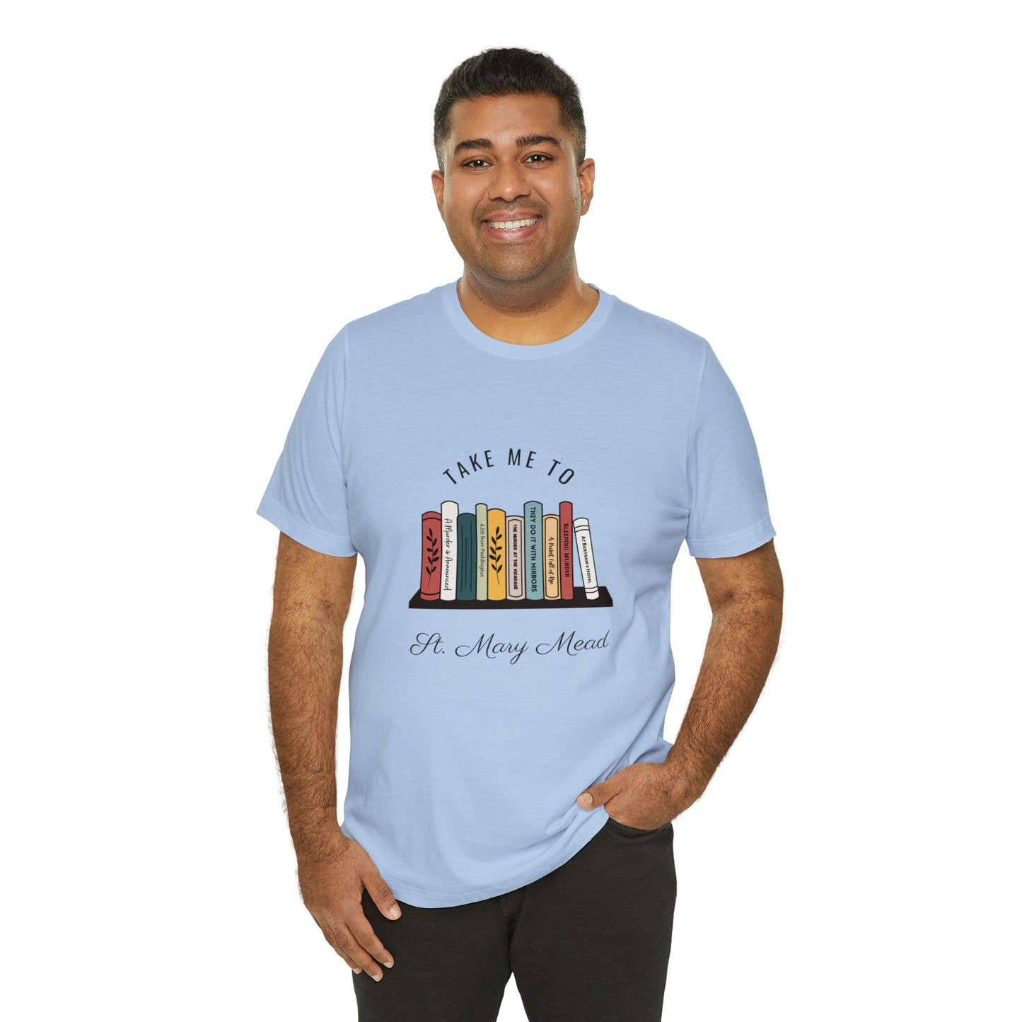 Miss Marple T Shirt, Take Me to St. Mary Mead T Shirt, Mystery Lover Gift, Poirot T Shirt, Agatha Christie T Shirt