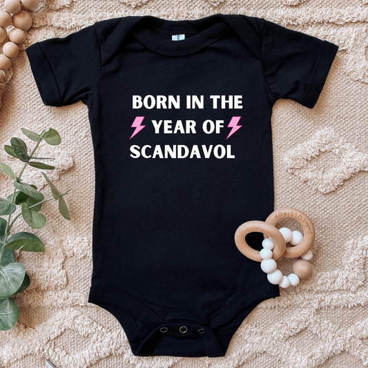 Vanderpump Rules Born in the Year of Scandavol Baby Onesie Bravo